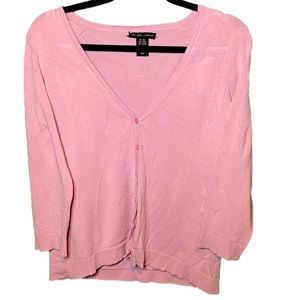 NY&Co. Pink Long Sleeve Button Shirt